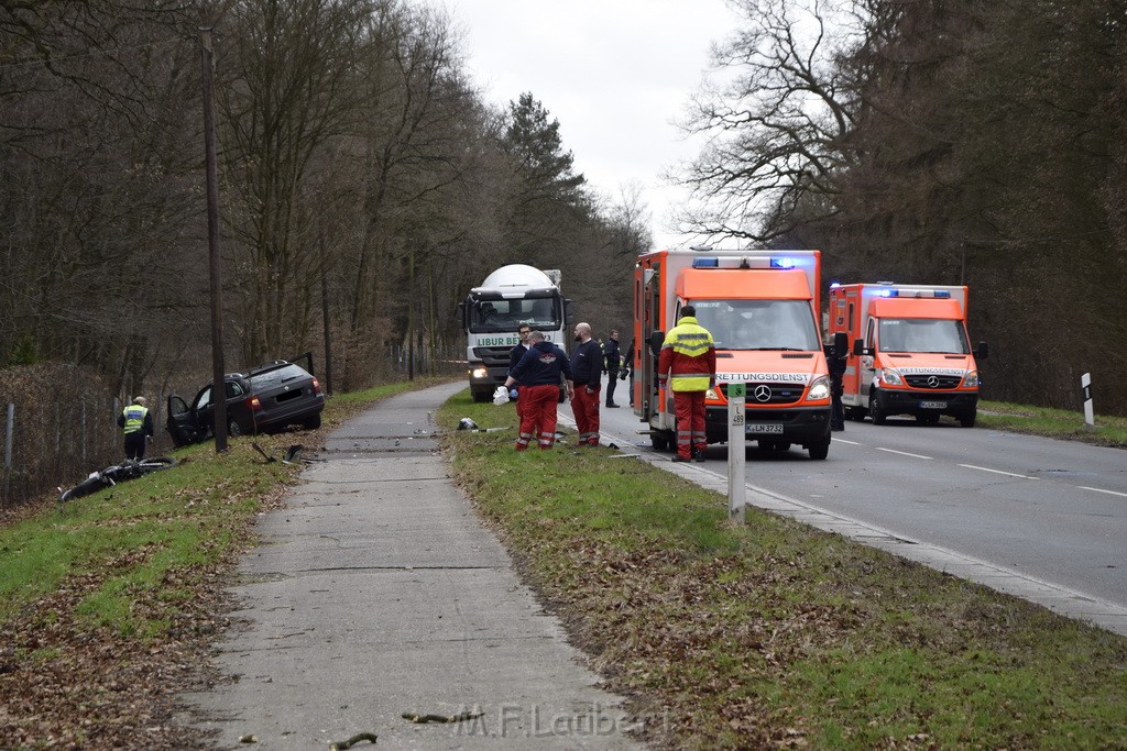 Schwerer VU Krad Pkw Koeln Porz Eil Grengeler Mauspfad P103.JPG - Miklos Laubert